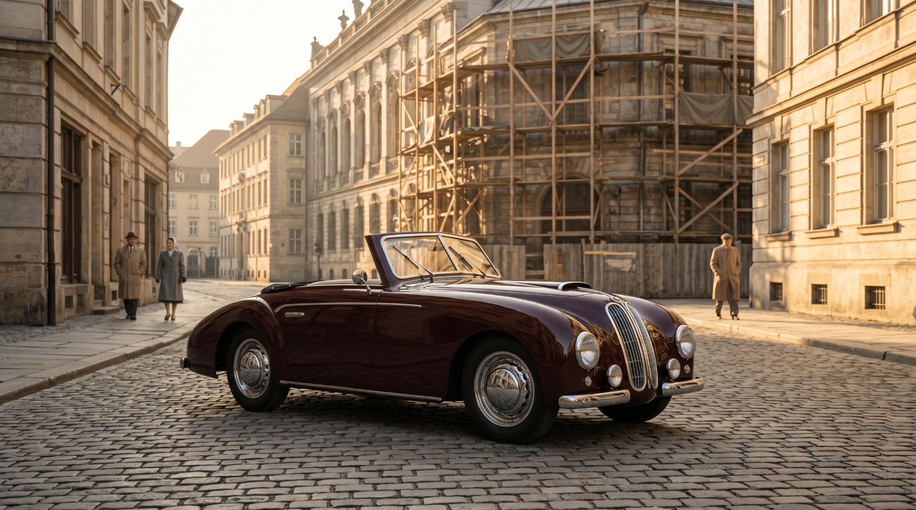 BMW 328 con carrocería italiana atribuida a Vignale, símbolo de la Europa que se reconstruía