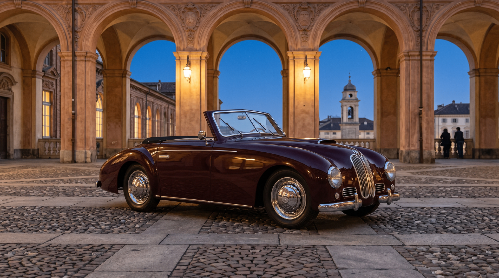 BMW 328 con carrocería italiana atribuida a Vignale, unión de ingeniería alemana y diseño italiano