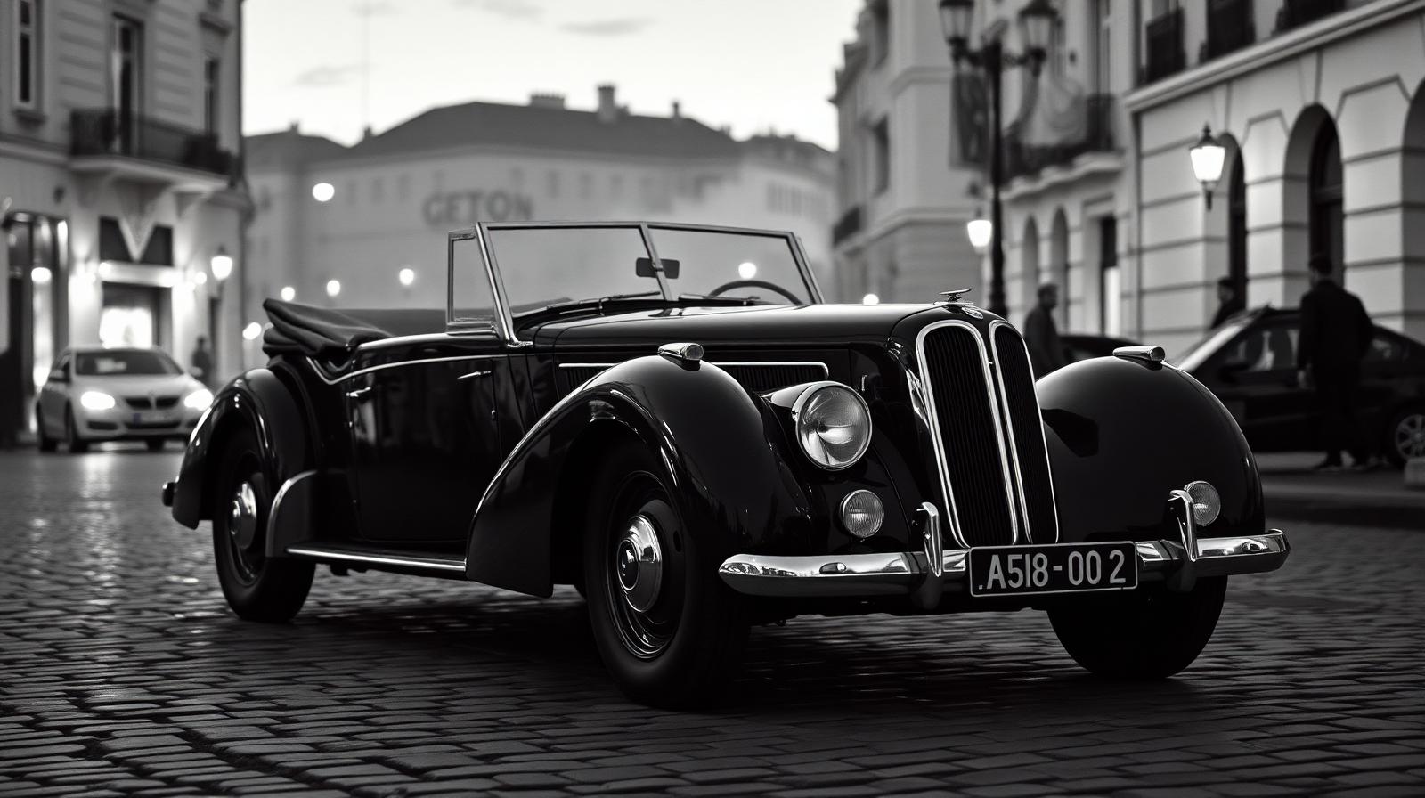 BMW 327/28 cupé-cabriolet elegante de la colección Road Legacy, gran turismo de preguerra