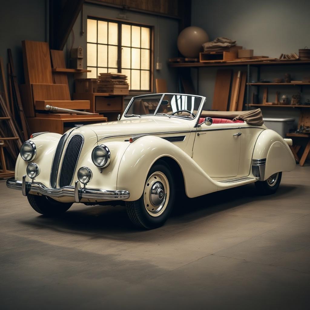 BMW 327/28 Cabriolet de la colección Road Legacy, obra de Szymanowski y del carrocero Autenrieth