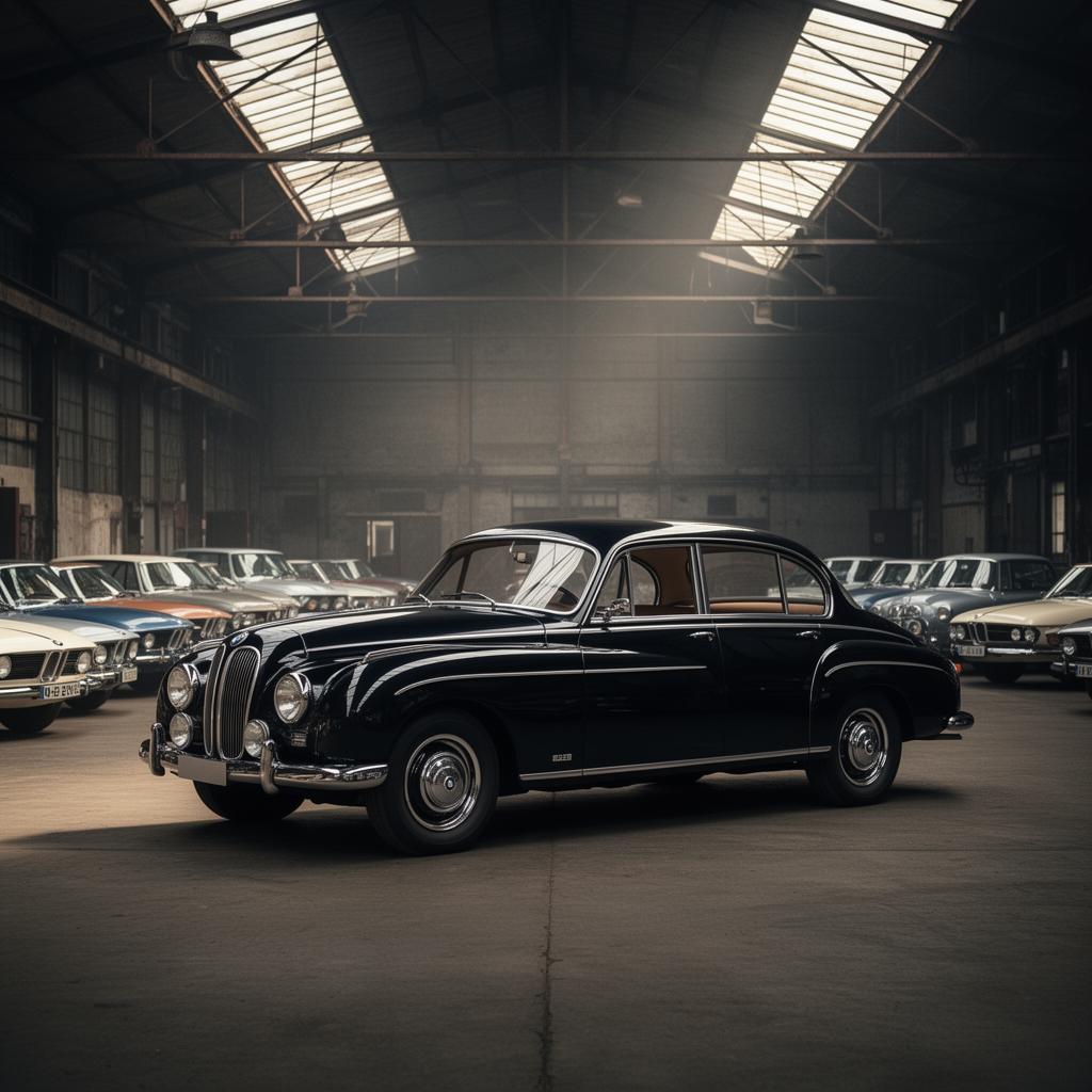 BMW 502 V8 Barockengel de la colección Road Legacy, símbolo de la reinvención de la marca en los años cincuenta